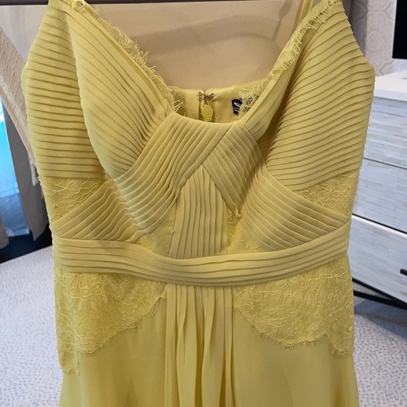 Yellow BCBG dress with beautiful detailing! - Picture 3 of 3